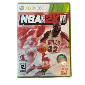 NBA 2K 11 Video Game Disc & Box (Xbox 360, 2010) Tested Working w/ Manual Insert